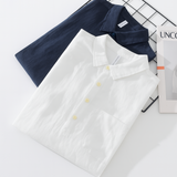 Camisa de lino transpirable con botones