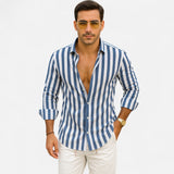 La camisa de verano a rayas Vittorio