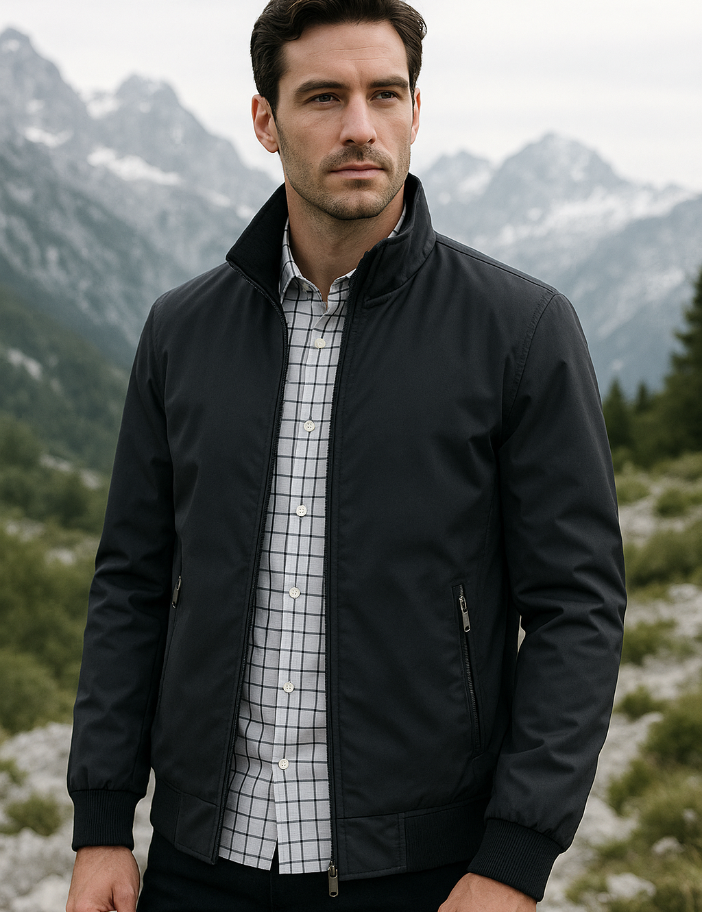Chaqueta de verano para hombre a prueba de viento