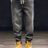 Jogger de mezclilla V Line