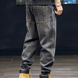 Jogger de mezclilla V Line