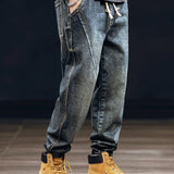 Jogger de mezclilla V Line