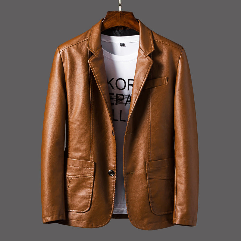 Chaqueta de cuero clásica