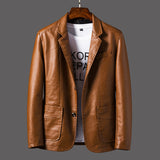Chaqueta de cuero clásica