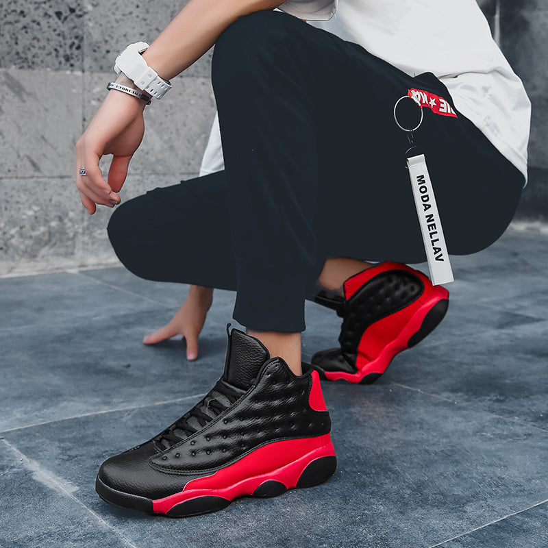 Zapatos ortopédicos de caña alta para hombre