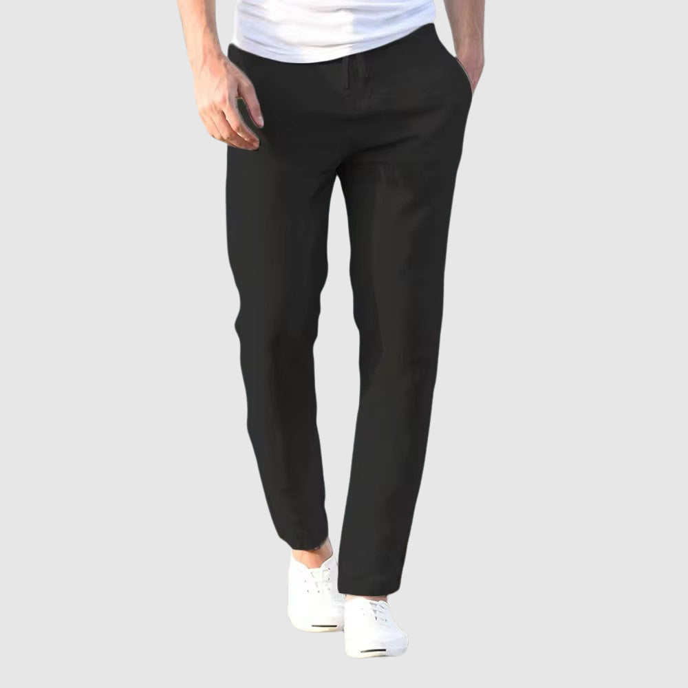 Pantalones de lino relajados