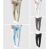 Pantalones de lino relajados
