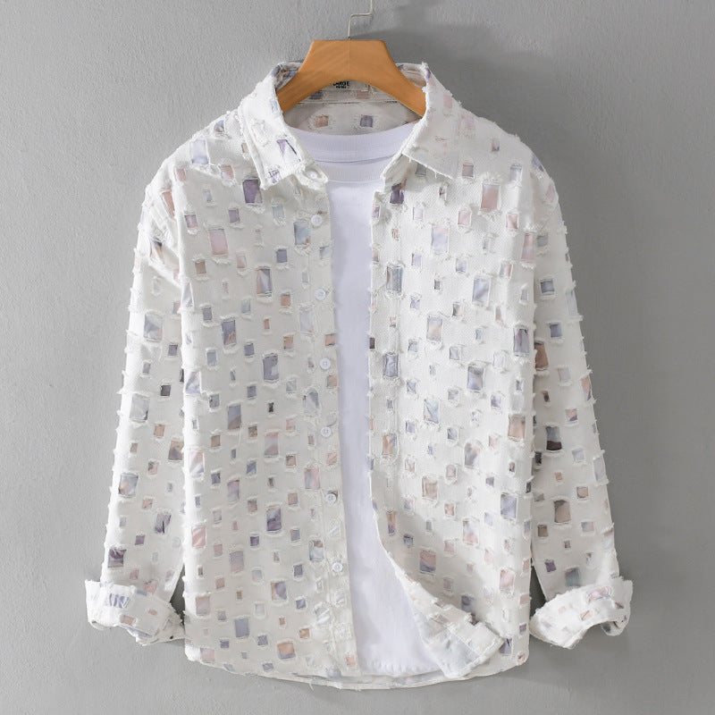 Mosaic - Camisa con cuello