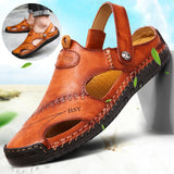 Sandalias de verano para hombre con punta cerrada