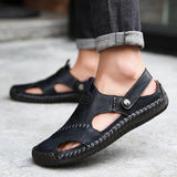 Sandalias de verano para hombre con punta cerrada