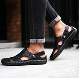 Sandalias de verano para hombre con punta cerrada