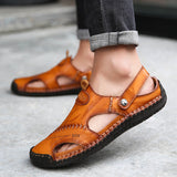 Sandalias de verano para hombre con punta cerrada