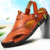 Sandalias de verano para hombre con punta cerrada