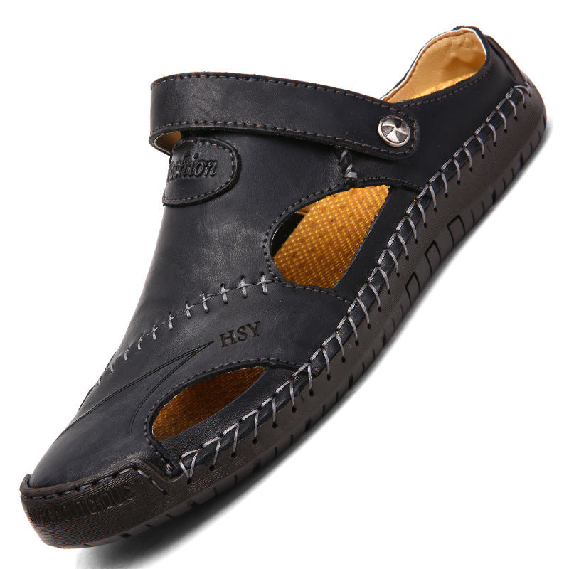 Sandalias de verano para hombre con punta cerrada