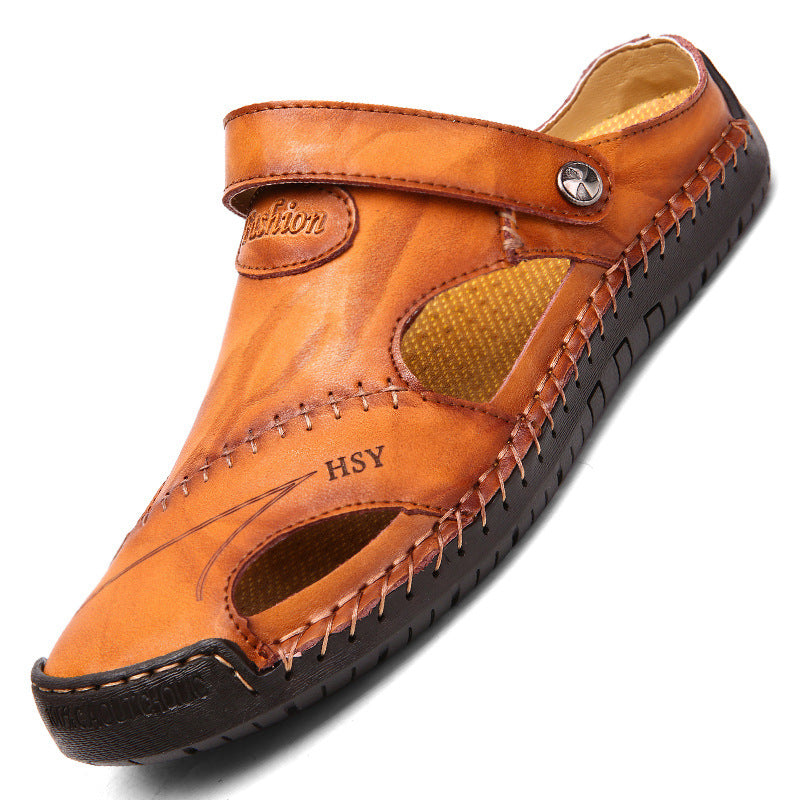 Sandalias de verano para hombre con punta cerrada