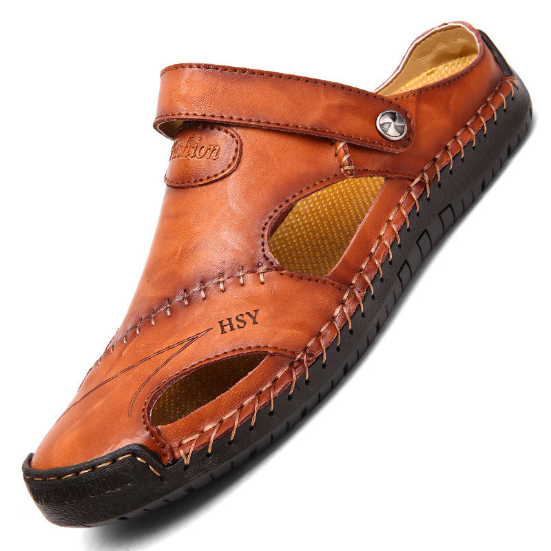 Sandalias de verano para hombre con punta cerrada