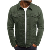Chaqueta vaquera clásica para hombre