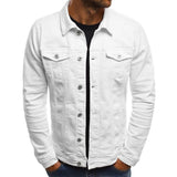Chaqueta vaquera clásica para hombre