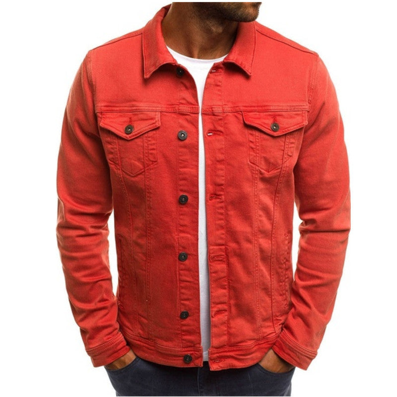 Chaqueta vaquera clásica para hombre