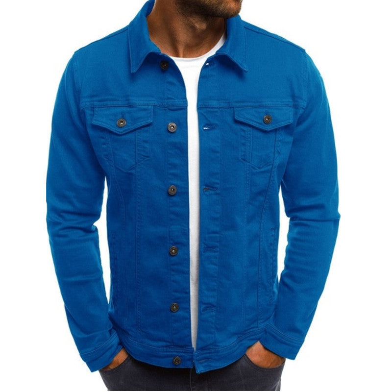 Chaqueta vaquera clásica para hombre