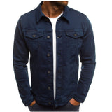 Chaqueta vaquera clásica para hombre