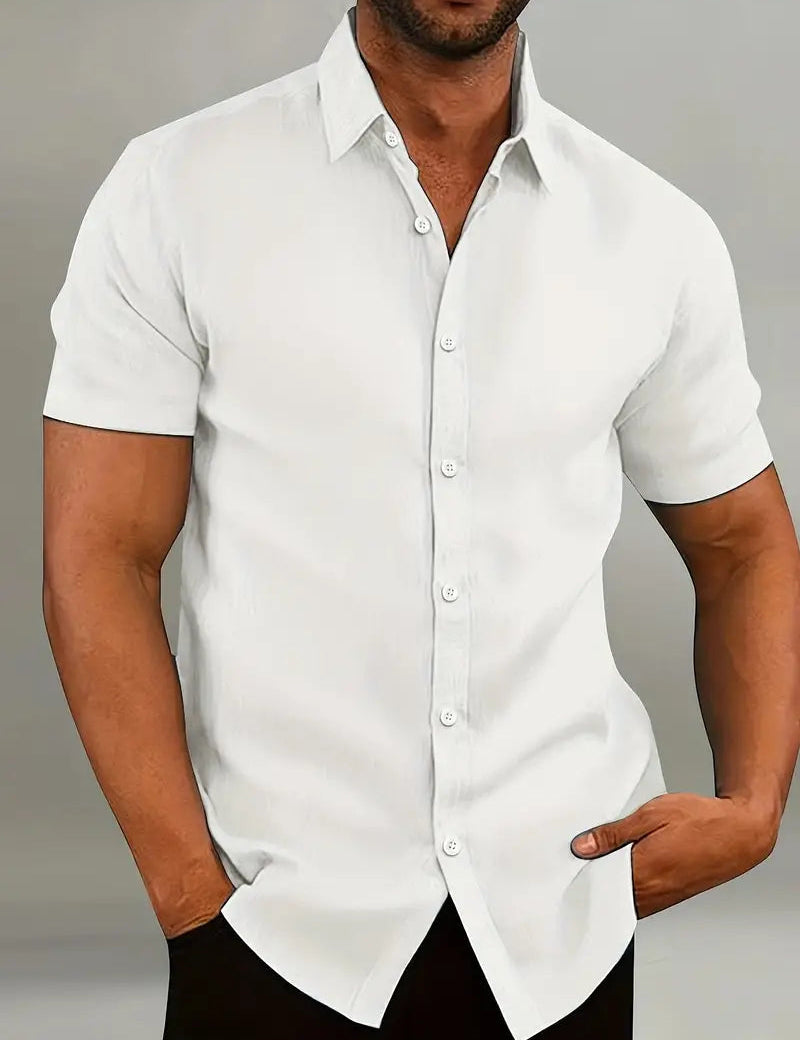 Camisa Polo Clásica de Manga Corta para Hombre