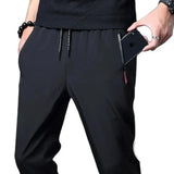 Pantalones Jogger para Hombre de Corte Recto Coreano – Ajustados Elásticos