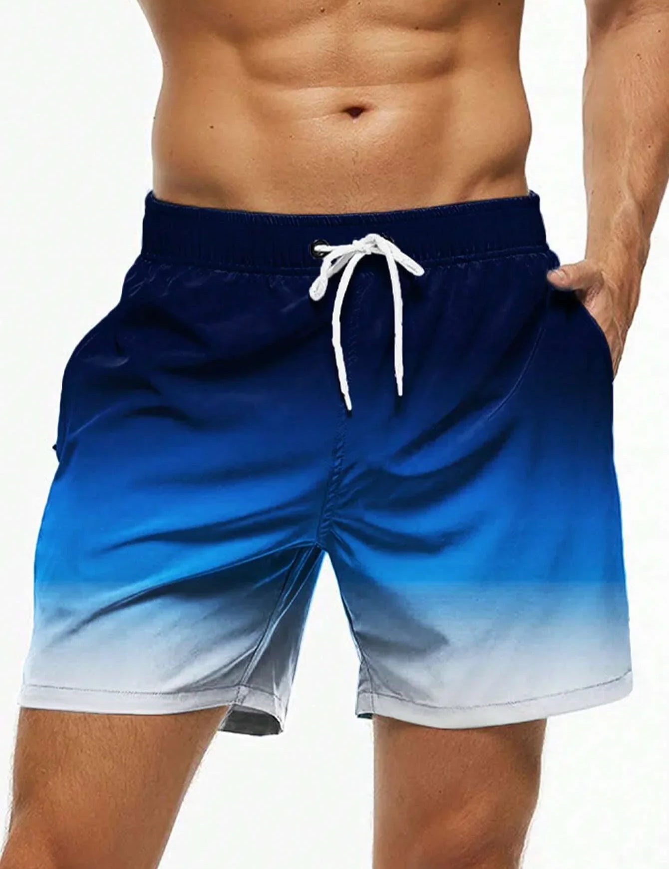 Bañadores para hombre con bloque de color degradado