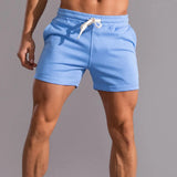Pantalones cortos casuales de verano para hombre 100% algodón transpirable