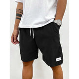 Pantalones cortos de terciopelo para hombre con cordón