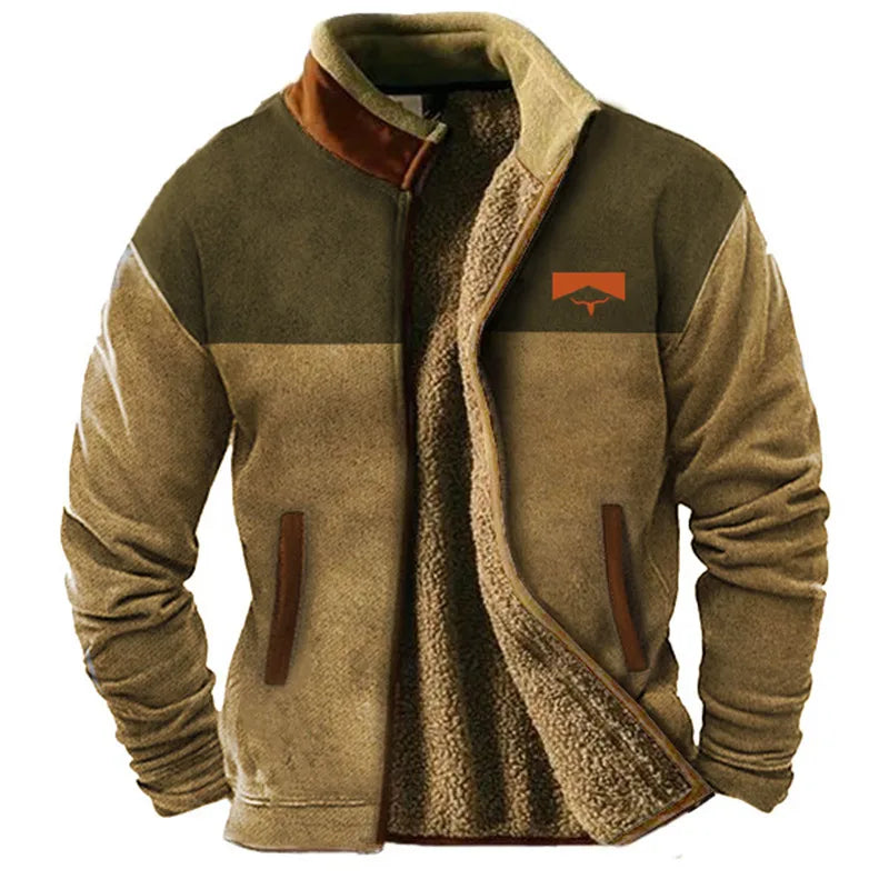 Chaqueta Sherpa "Outwest" – Abrigo exterior de forro polar ultra cálido y acogedor