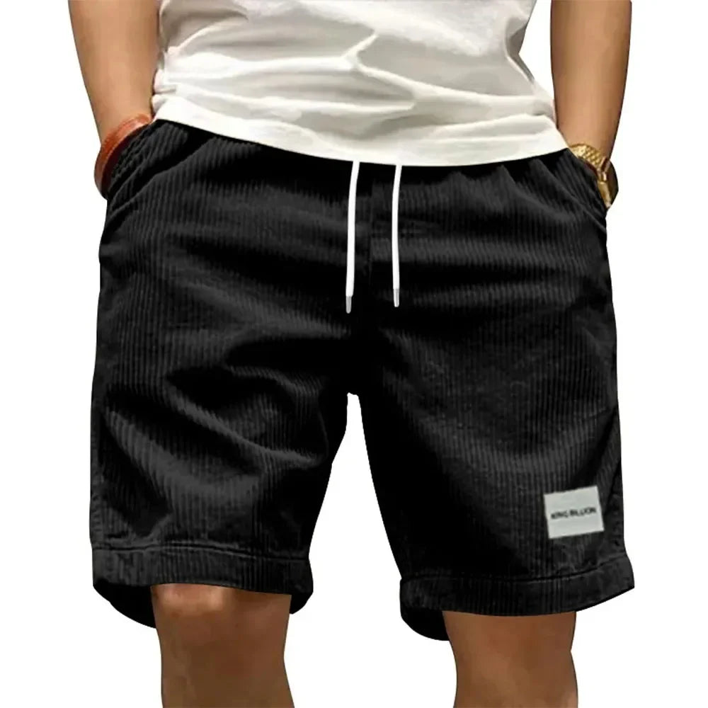Pantalones cortos cargo vintage de pana