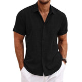Camisa de lino de verano Luca para hombre