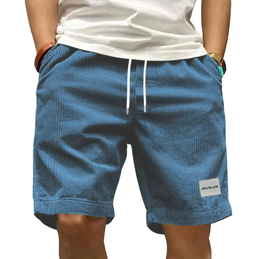 Pantalones cortos cargo vintage de pana