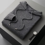 Sudadera con capucha de lana merino premium