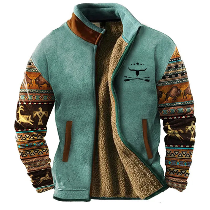 Chaqueta Sherpa "Outwest" – Abrigo exterior de forro polar ultra cálido y acogedor