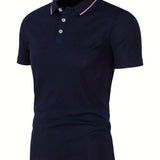 Camiseta Polo de Algodón Transpirable Premium para Hombre