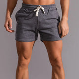 Pantalones cortos casuales de verano para hombre 100% algodón transpirable