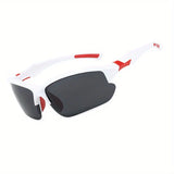 Gafas de sol deportivas polarizadas que desafían el viento