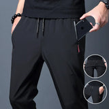 Pantalones Jogger para Hombre de Corte Recto Coreano – Ajustados Elásticos