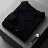 Sudadera con capucha de lana merino premium