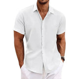 Camisa de lino de verano Luca para hombre