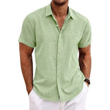 Camisa de lino de verano Luca para hombre