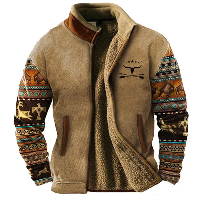 Chaqueta Sherpa "Outwest" – Abrigo exterior de forro polar ultra cálido y acogedor