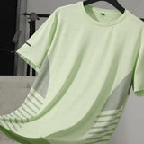 Camiseta para correr de seda helada de verano para hombre