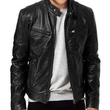 Jett | Chaqueta clásica de cuero para hombre