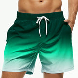 Bañadores para hombre con bloque de color degradado