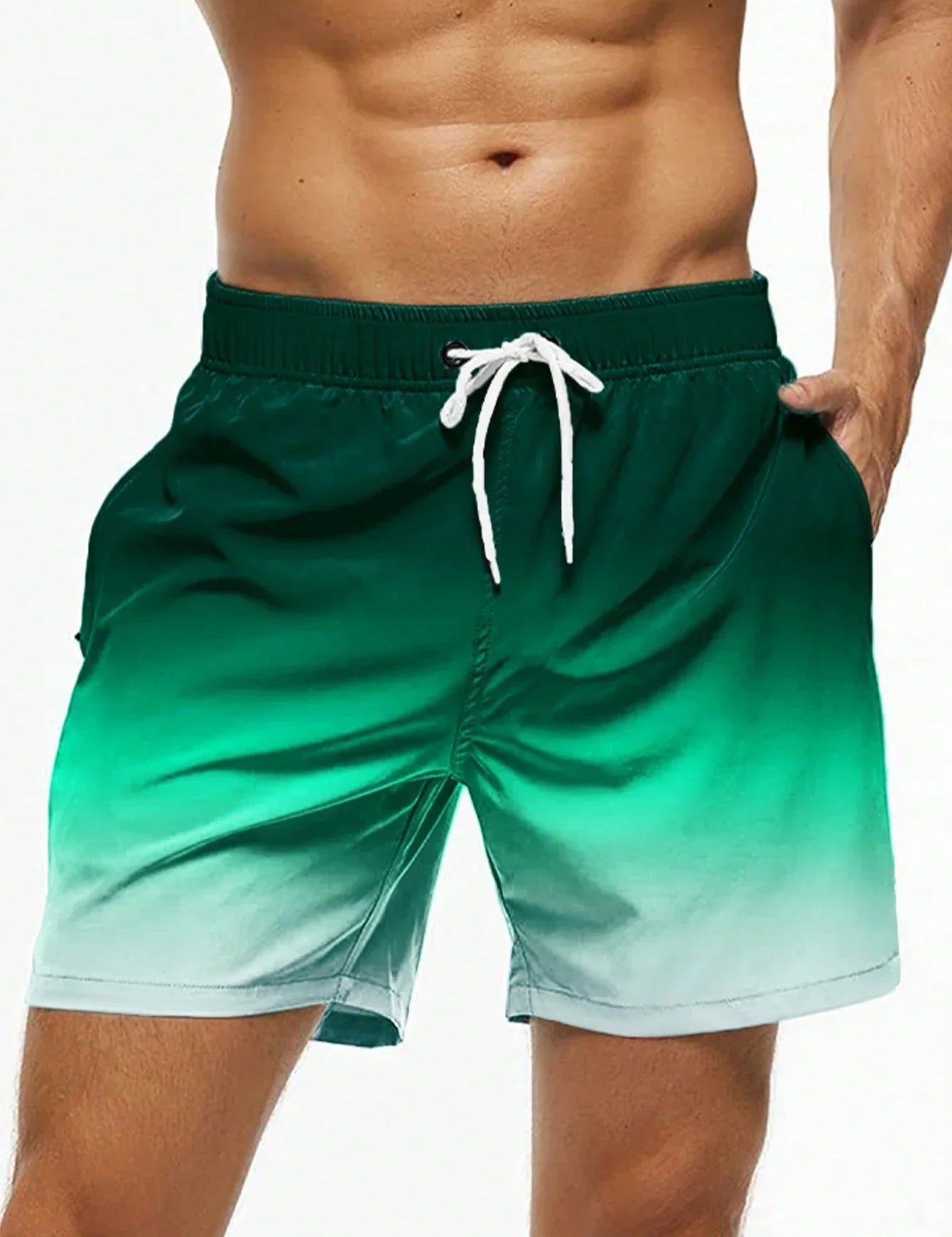 Bañadores para hombre con bloque de color degradado