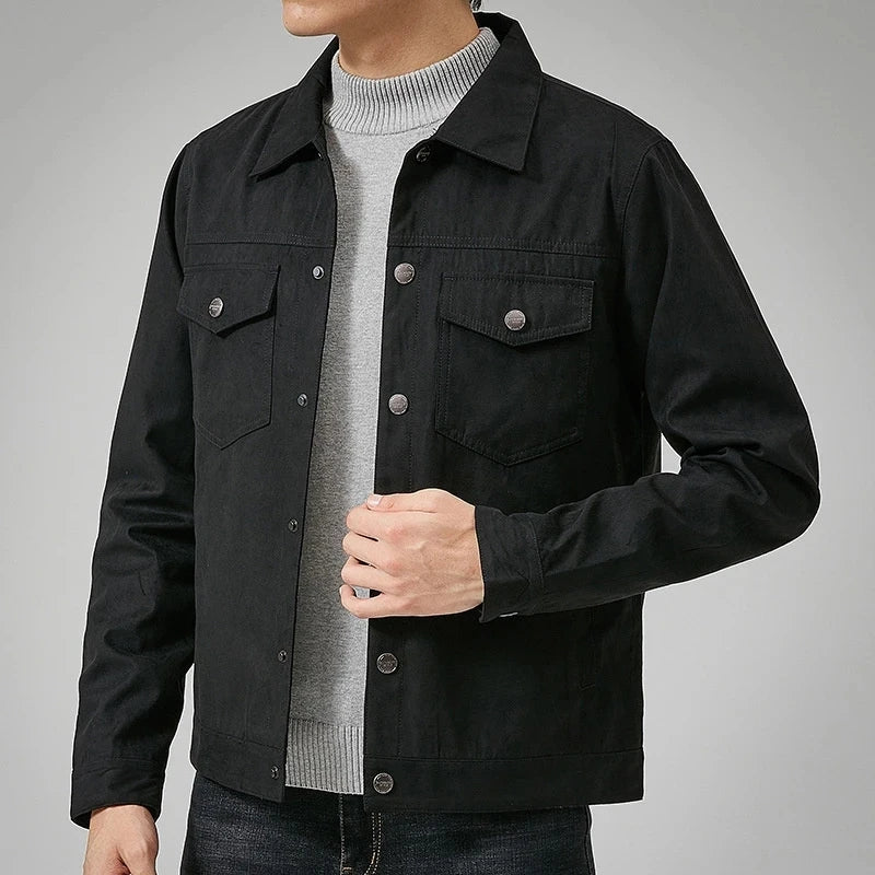 Chaqueta casual premium de ante
