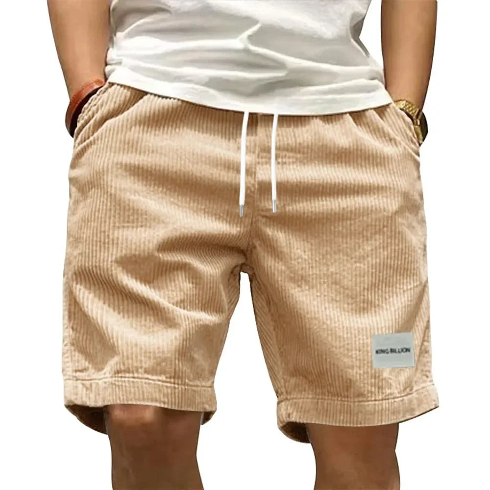 Pantalones cortos cargo vintage de pana